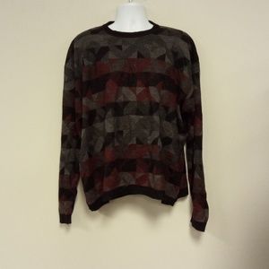 Crazy Horse Men's Black Crewneck Sweater